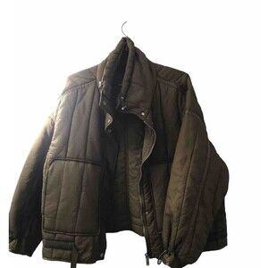 Zara Women’s Olive Coat Size M Olive /Mustard Color